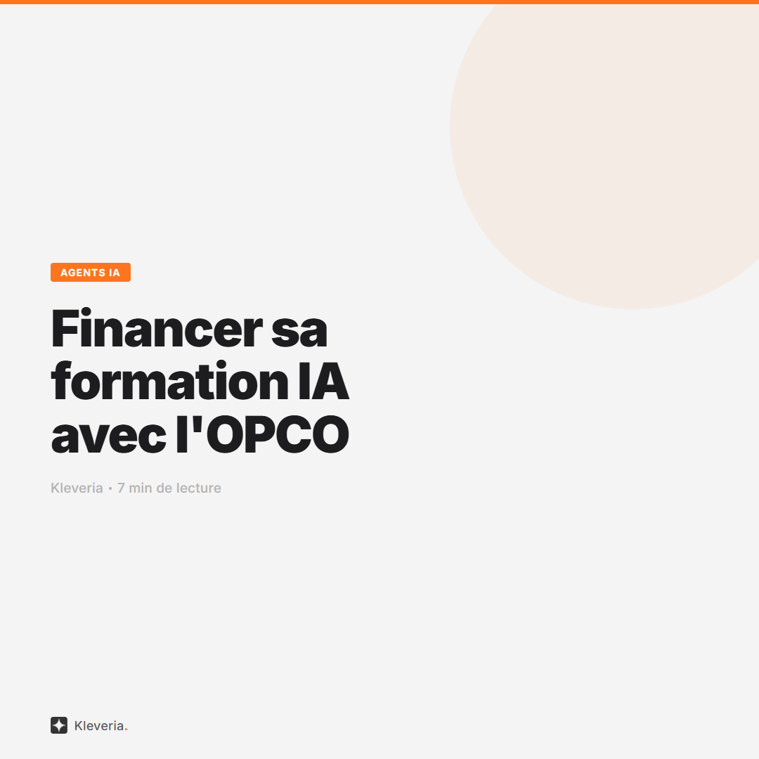 Financer sa formation IA avec l’OPCO : le guide TPE/PME 2026